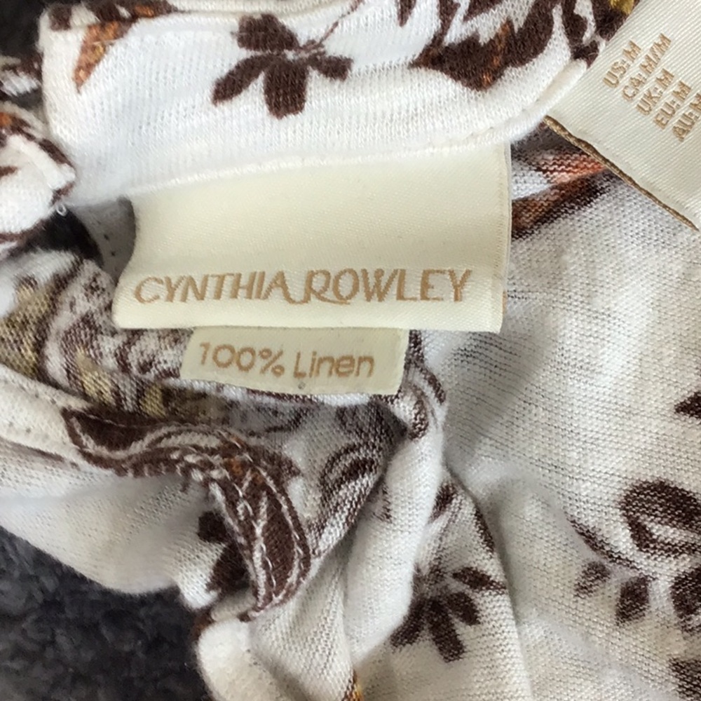 CYNTHIA ROWLEY  LINEN TANK - Picture 5 of 6